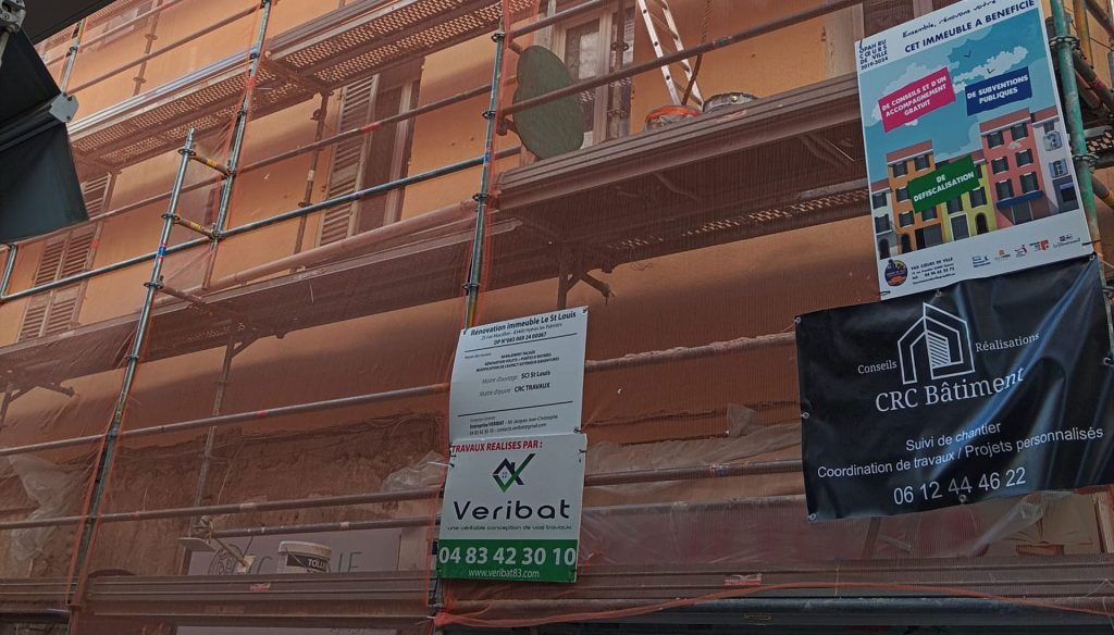 Rénovation de façade à Hyères
